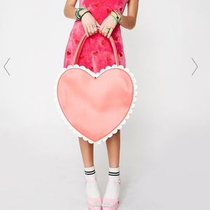 ban.do Pink Heart-Shaped Bag